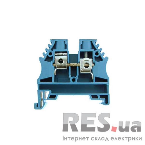 Клемма наборная на DIN рейку AVK-6 синяя Klemsan Київ - изображение 1
