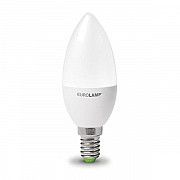 Лампа светодиодная EKO (D) Candle 6W. E14. 3000K (50) EUROLAMP Київ