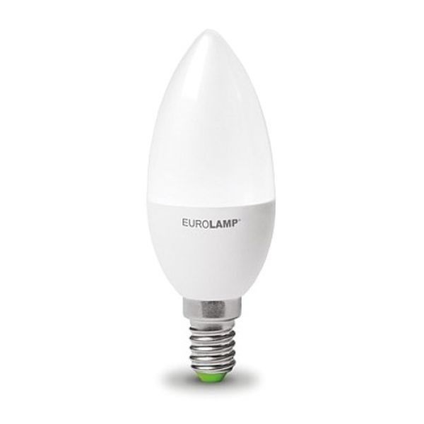 Лампа светодиодная EKO (D) Candle 6 W. E14. 4000K (50) EUROLAMP Київ - изображение 1