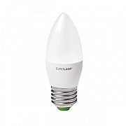 Лампа светодиодная EKO (D) Candle 6 W. E27. 3000K (50) EUROLAMP Київ