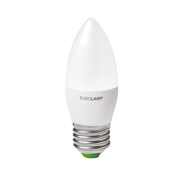 Лампа светодиодная EKO (D) Candle 6 W. E27. 3000K (50) EUROLAMP Київ - изображение 1