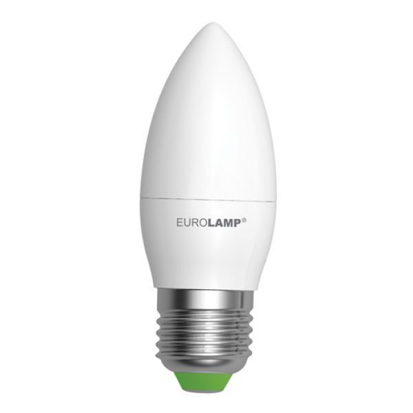 Лампа светодиодная EKO (D) Candle 6 W. E27. 4000K (50) EUROLAMP Київ - изображение 1
