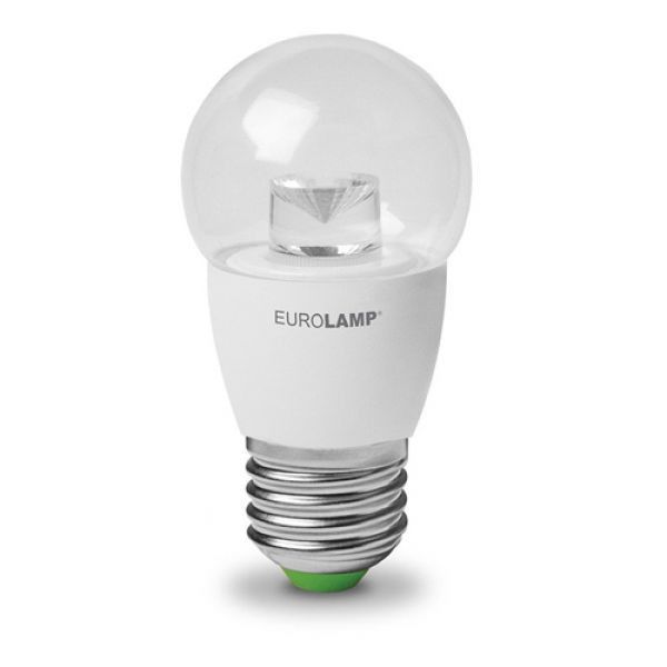 Лампа светодиодная ЭКО (D) G45. 5W. E27. 3000K прозрачная (50) EUROLAMP Київ - изображение 1