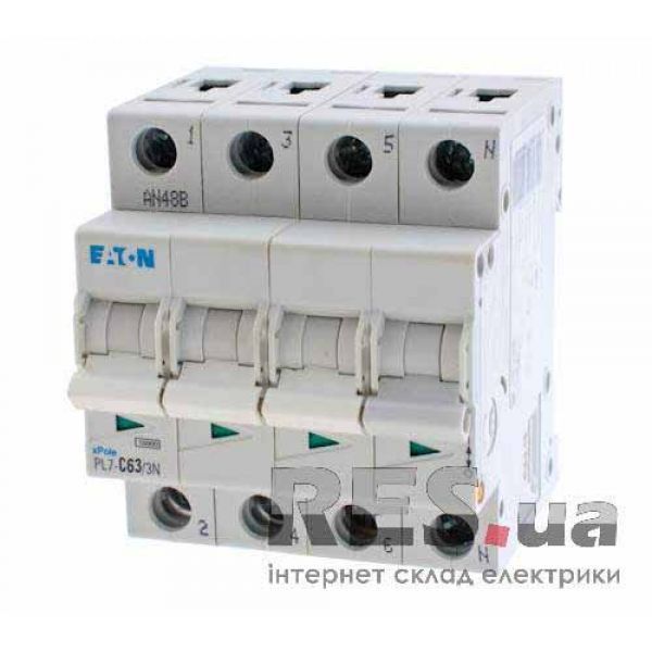 Автоматический выключатель PL7-C63/3+N Eaton Київ - изображение 1