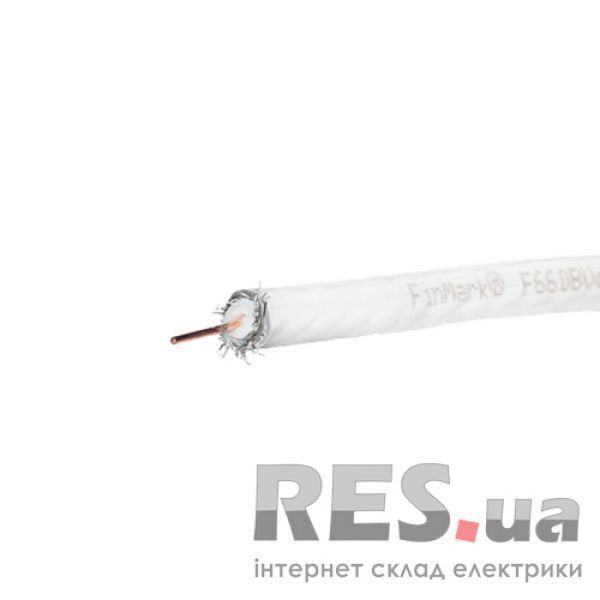 RG-6U FinMark деш. белый (100м/б.) кабель телевизионный Київ - изображение 1