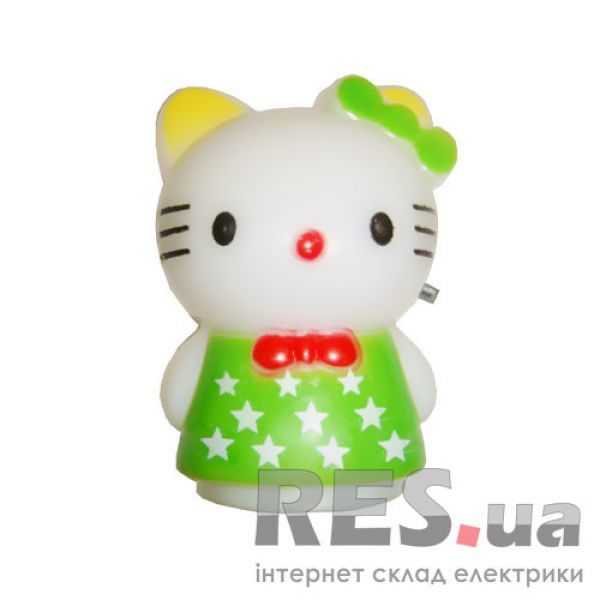 Ночник NL9 Кошечка зеленый Lemanso Київ - изображение 1