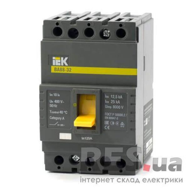 Автоматический выключатель ВА-88-32 125А IEK Київ - изображение 1