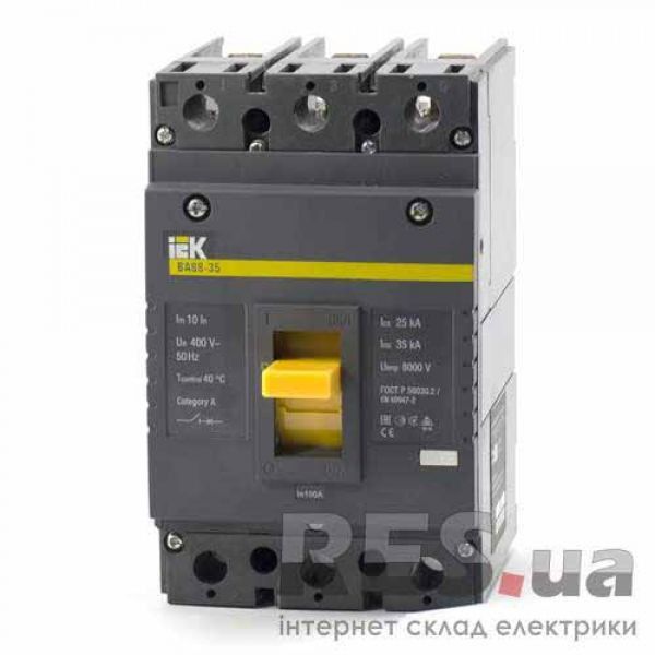 Автоматический выключатель ВА-88-35 100А IEK Київ - изображение 1
