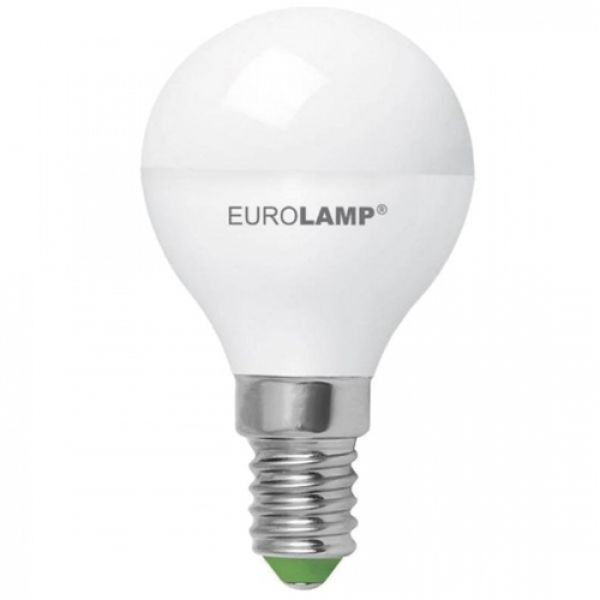 Лампа светодиодная EKOPAK (2шт) G45. 6W. E14. 4000K (24) EUROLAMP Киев - изображение 1