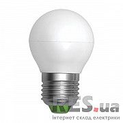 Лампа светодиодная 7,5W E27 18 LED 600LM 4500K мат. G45 / LM381 шар Lemanso Киев