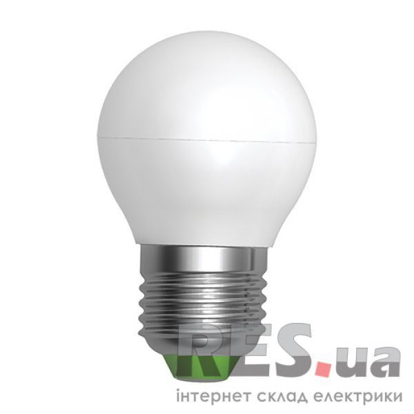 Лампа светодиодная 7,5W E27 18 LED 600LM 4500K мат. G45 / LM381 шар Lemanso Киев - изображение 1