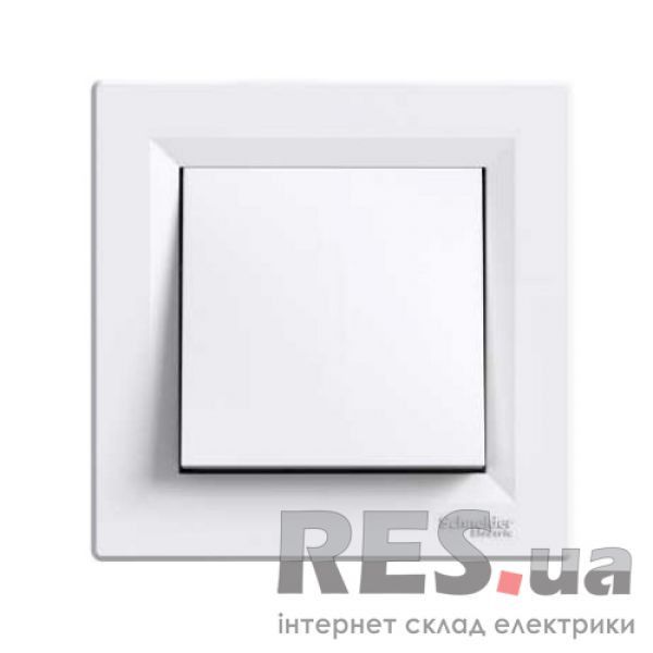1-клавишный выключатель Schneider Asfora IP44 Белый (EPH0100221) Киев - изображение 1