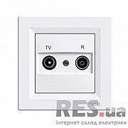 Розетка TV-R Schneider Asfora конечная Белая (EPH3300121) Київ