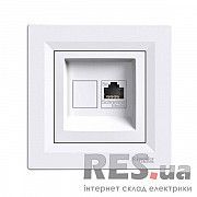 Розетка компьютерная  Schneider Asfora kat5e STP Белая (EPH5000121) Київ