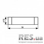 Предохранитель цилиндрический CH10x38 AM 10A ETI Київ