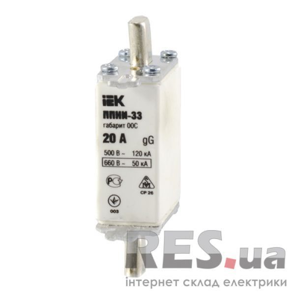 Предохранитель ППНИ33 20А IEK Київ - изображение 1