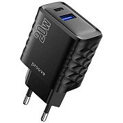 Мережевий зарядний пристрій Proove Speed Surge 20W (USB + Type-C) Black (WCSS20120001) (Код товару:3 Харьков