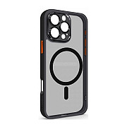 Чохол ArmorStandart Unit MagSafe SE для Apple iPhone 16 Pro Max Black Orange (ARM81150) (Код товару: Харьков