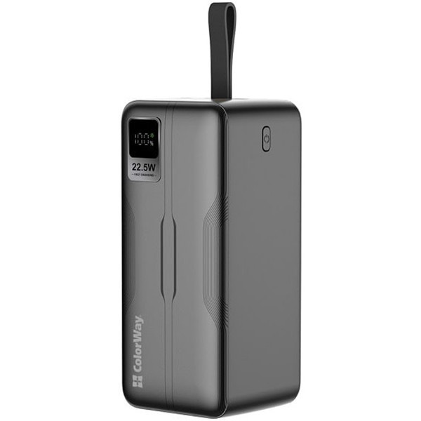 Power Bank ColorWay Digital Display 50000mAh Black (CW-PB500LPC5BK-PDD) (Код товару:39331) Харьков - изображение 1