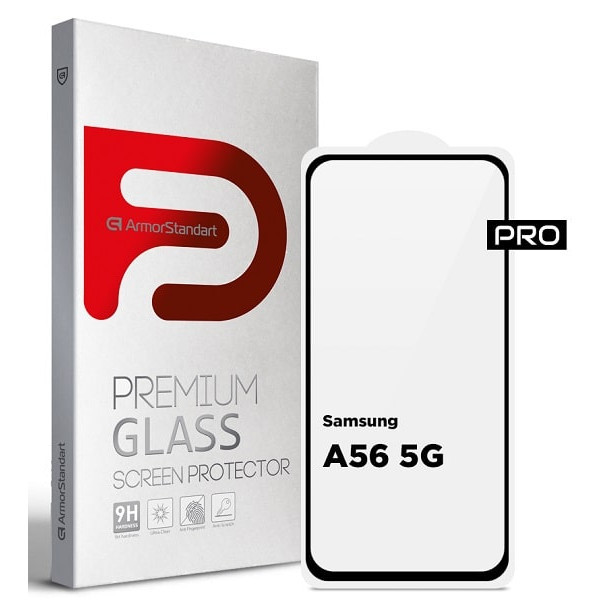 Захисне скло ArmorStandart Pro для Samsung A56 5G A566 Black (ARM82612) (Код товару:39787) Харьков - изображение 1