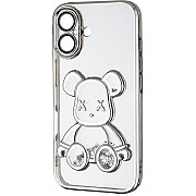 DM Чохол Shining Bear Case Protected Camera iPhone 16 Silver (Код товару:39673) Харьков