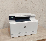 Лазерний мережевий кольоровий БФП HP Color LaserJet Pro M180n + кабелі Раздельная