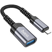 Адаптер Hoco UA24 Lightning to USB Metal Gray (Код товару:38864) Харьков