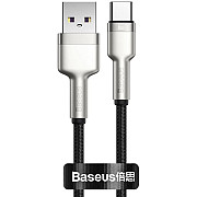 Кабель Baseus Cafule USB to Type-C 66W 0.25m Black (CAKF000001) (Код товару:38878) Харьков