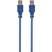 Кабель Maxxter USB 3,0 AM-AM 0.5 м синій (U-AMAM3-0.5m) (Код товару:39527) Харьков