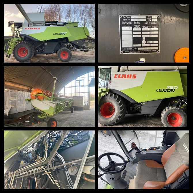 Комбайн Claas Lexion 760 2011 рік випуску. Потужність двигуна, к.с. 530; напрацювання 2400/1900 м. Винница - изображение 1