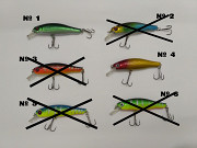 Воблер плавающий 8.5 см-8.9 гр Борисполь