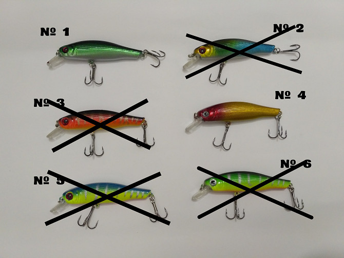 Воблер плавающий 8.5 см-8.9 гр Борисполь - изображение 1