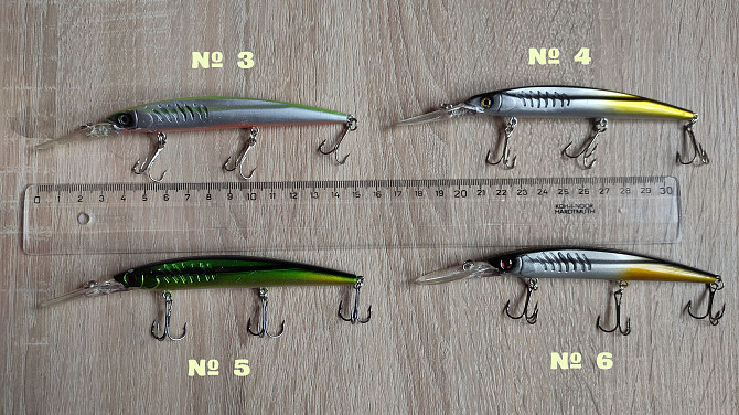 Воблер три крючка 16.9 см Копии minnow lure bait Борисполь - изображение 1