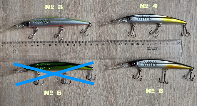Воблер три крючка 16.9 см Копии minnow lure bait Борисполь - изображение 1