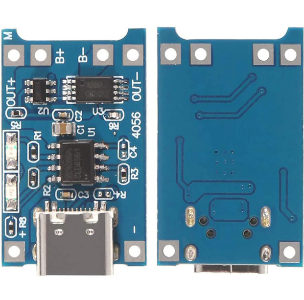 Модуль зарядного устройства для литиевых батарей TP4056 USB type-C Борисполь - изображение 1