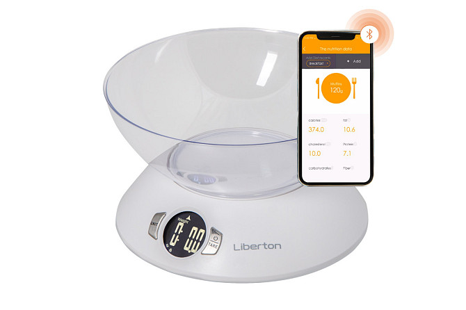 Весы кухонные Liberton LKS-0716-Smart 5 кг белые Киев - изображение 1