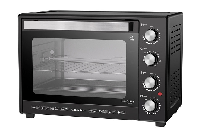 Електродуховка Liberton LEO-602-Black 2200 Вт черная Киев - изображение 1