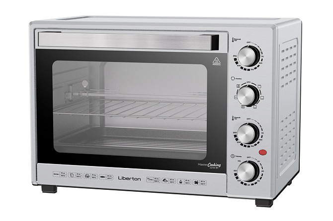 Електродуховка Liberton LEO-602-Inox 2200 Вт белая Киев - изображение 1