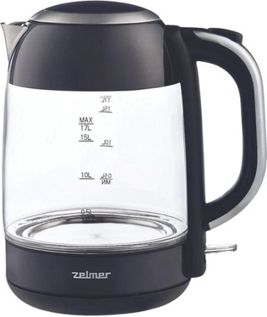 Електрочайник ZELMER ZCK8025 1.7 л черный Киев - изображение 1