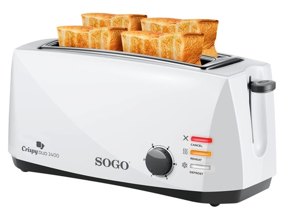 Тостер SOGO SS-5485 1400 Вт белый Киев - изображение 1
