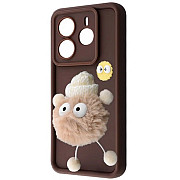 Чохол Pretty Things для Xiaomi Redmi Note 14 4G EU Brown/Fluffy White (Код товару:40342) Харьков