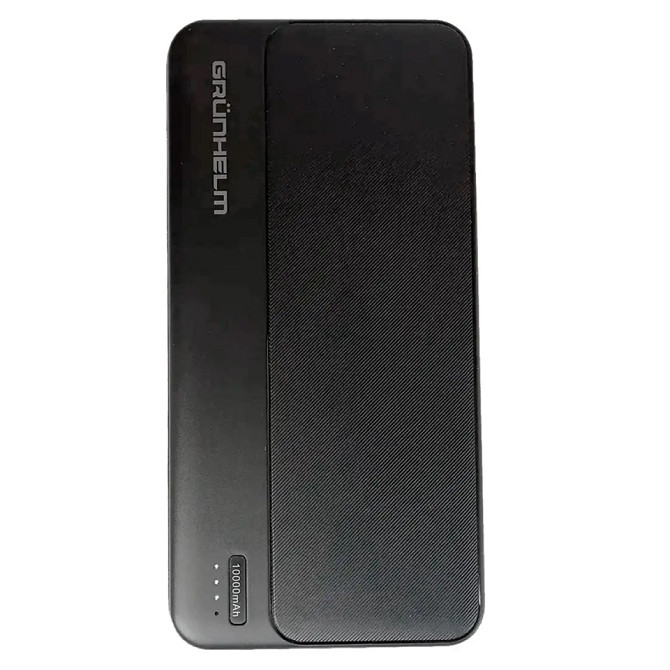 Повербанк Power bank Grunhelm GP-10B 10000 mAh черный Киев - изображение 1