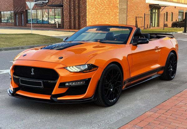 398 Кабриолет Ford Mustang GT оранжевый прокат аренда Київ - изображение 1