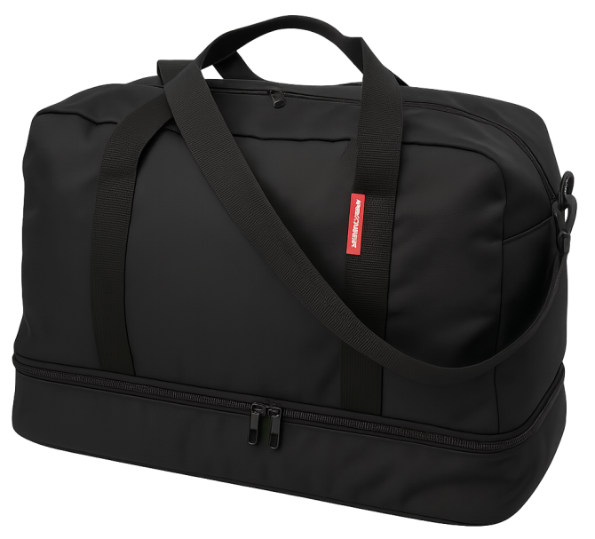 Дорожная сумка с отделом для обуви 40L Wallaby черная Киев - изображение 1
