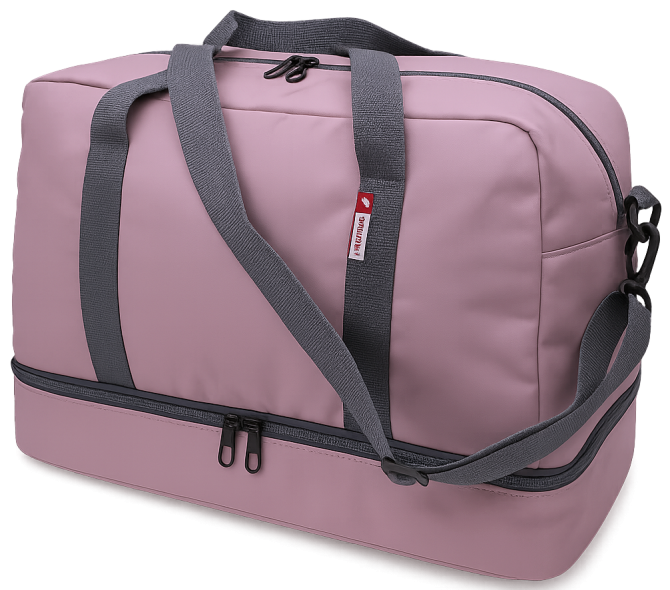 Дорожная сумка с отделом для обуви 40L Wallaby пудровый Киев - изображение 1