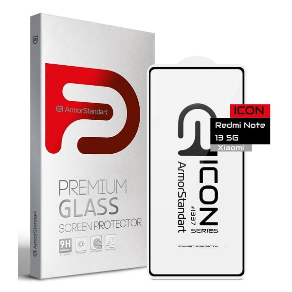 Захисне скло ArmorStandart Icon для Xiaomi Redmi Note 13 5G Black (ARM71876) (Код товару:40695) Харьков - изображение 1