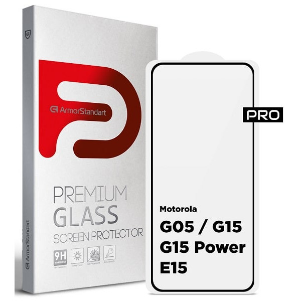 Захисне скло ArmorStandart Pro для Motorola G05/G15/G15 Power/E15 Black (ARM83294) (Код товару:40665 Харьков - изображение 1