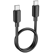 Кабель Hoco X96 Hyper 27W Type-C to Type-C 0.25m Black (Код товару:40157) Харьков