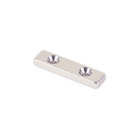 Магніт під потай 40x10x5mm-7/3.5mm х 2 отвори. Харьков - изображение 1