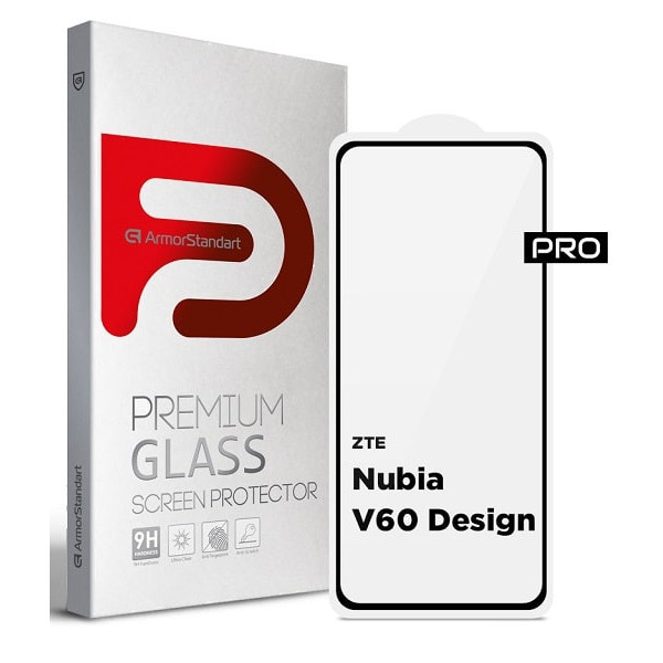 Захисне скло ArmorStandart Pro для ZTE Nubia V60 Design Black (ARM78906) (Код товару:40836) Харьков - изображение 1